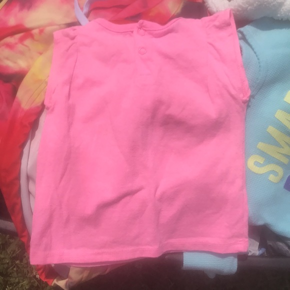 Jumping Beans Pink "Best Sister Ever" Tank Top 12M - Picture 2 of 3